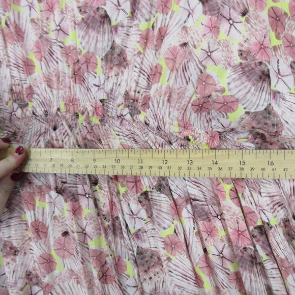 Anthropologie Rujuta Sheth Pink Floral V Neck Kaftan Maxi Dress O/S Beach Cover - Picture 7 of 14